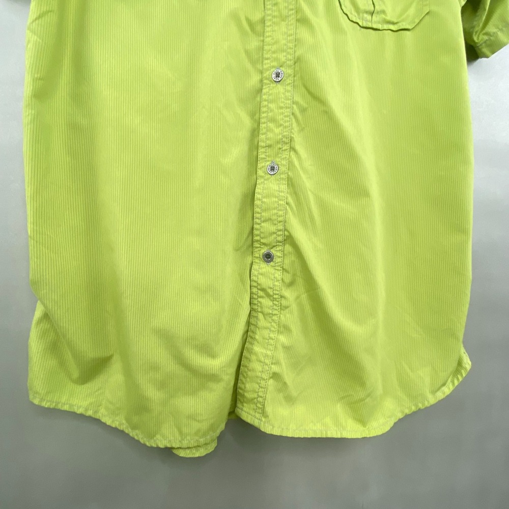 Kuhl Eluxur Button Up Shirt Mens Large Green Short Sleeve Gorpcore Hiking - Picture 7 of 14